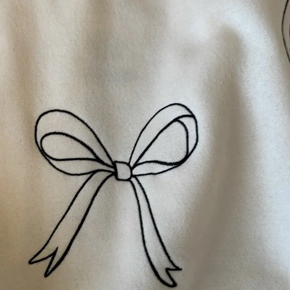 classic black and white Bow top - Picture 4 of 4